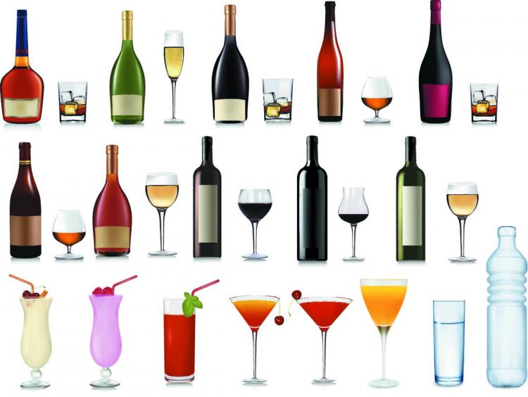 free vector Vector Various Bottles Collection